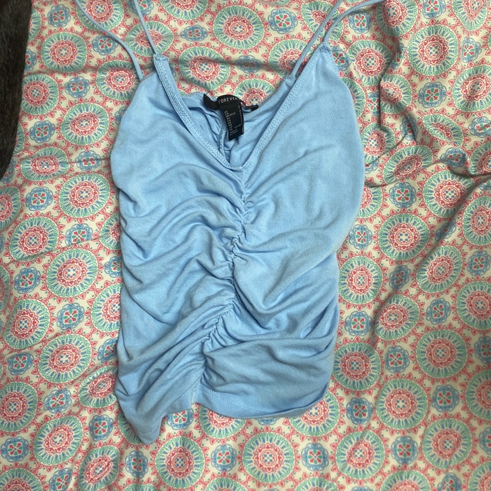 Blue tank